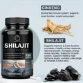 Capsules de Ginseng Shilajit Originales 85 + Trace Minorganisateur Acides Humiques Fulviens