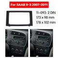 Garniture de cadre extérieur pour SAAB 93 kit d'autoradio lecteur CD DVD AC automatique 2DIN