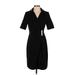 Ellen Tracy Casual Dress - Sheath: Black Dresses - Women's Size 4