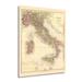 HISTORIC PRINTS 1890 Italy Map On Paper Print | 24 H x 18 W x 0.01 D in | Wayfair ENMAP0409_1824