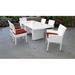 Sol 72 Outdoor™ Rochford 7 Piece Dining Set w/ Cushions Metal in White | Wayfair D57FE376F77B4664A6EB8A488246650E