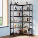 17 Stories Anorea Corner Bookcase, Metal in Brown | 70.8" H x 30.7" W x 30.7" D | Wayfair 36E7C61D3F8E4EB1A0823FA0583D92C0