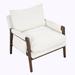 Accent Chair - George Oliver Kissire 35.4 Wide in White | 33.5 H x 35.4 W x 30.2 D in | Wayfair 431B4C4F42FF4269B878519FAF90B848