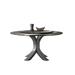 Orren Ellis Italian Style Modern Simple Home Dining Table w/ Turntable(Chair Not Included) Metal in Gray | 29.5 H x 47.2 W x 47.2 D in | Wayfair