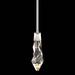 Zeev Angelus 1 - Light LED Single Pendant Crystal in Gray | 9 H x 2.75 W x 2.75 D in | Wayfair MP11403/LED/PN