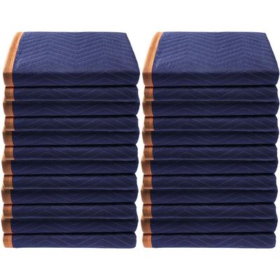 Mophorn Umzugsdecken 80" x 72" 35 lbs/Dutzend 12er-Pack Professionelle Vlies- und Image