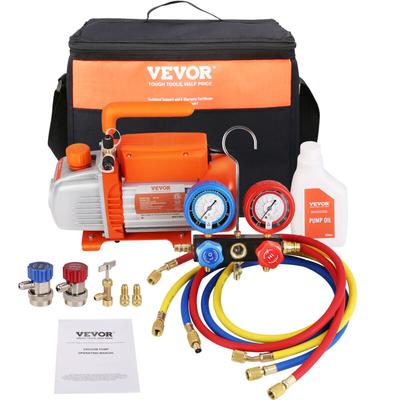 Mophorn - vevor Vakuumpumpe 4CFM 113L/min Unterdruckpumpe A2L-explosionsgeschützt 180W ac 220V/50HZ Image