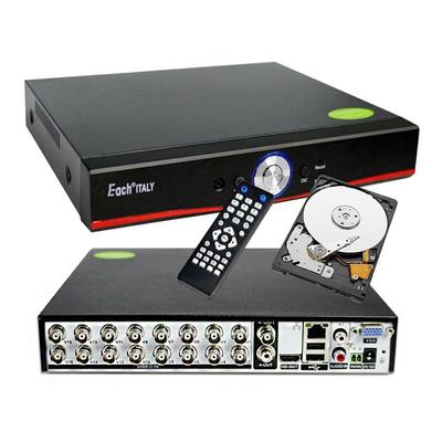 Hybrid dvr ahd cvi tvi cvbs ip 16 kanäle utc full hd 1080P P2P cloud festplatte 2 tb Image