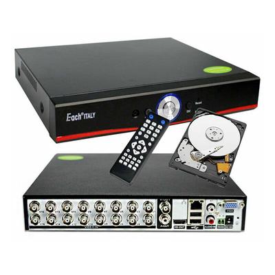 Hybrid dvr ahd cvi tvi cvbs ip 16 kanäle utc full hd 1080P P2P cloud festplatte 2 tb