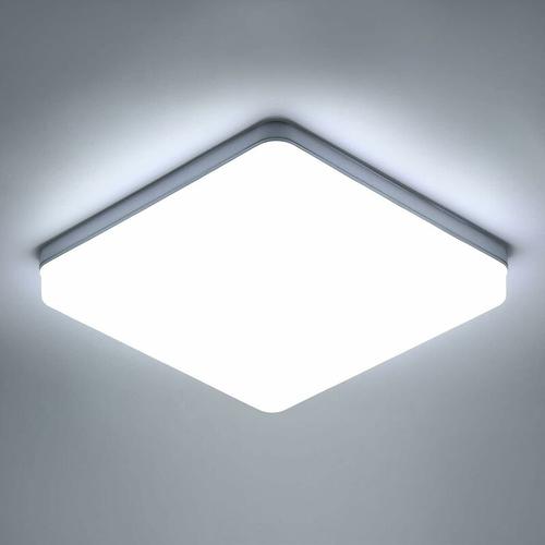 Carré -led -Deckenleuchte 36W, IP44 6500K led -Deckenlampe, led -Deckenlampe 5400 lm, Deckenleuchte