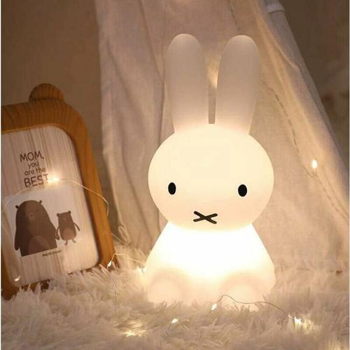 LED-Nachtlicht, leuchtendes Spielzeug für Kinder, Dekoration, Silikon-Kaninchen, buntes Nachtlicht,