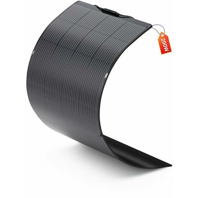 Flexible Solar Panel 200W ETFE Photovoltaic Solar Module, for Roof RV Motorhome Boat Cabin Van Image