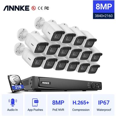 ANNKE 4K Überwachungskamera Set 16×8MP IP Kameras Intelligente Dual Light Nachtsicht Image