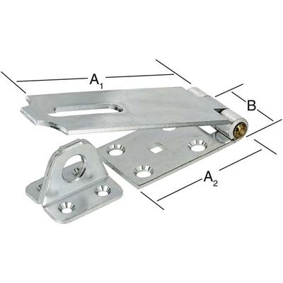 Sicherheits-Überfalle 100x35 mm Edelstahl - Vormann