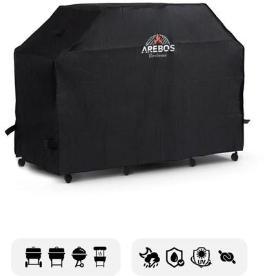 Grillhaube Grill Abdeckhaube Gasgrill Grillabdeckung Regendicht bbq Abdeckung Cover Schutzhülle Image