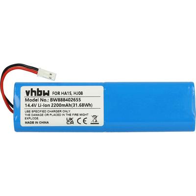 vhbw 1x Akku kompatibel mit Medion MD18500, MD18501, MD18600 Staubsauger (2200 mAh, 14,4 V, Li-Ion) Image