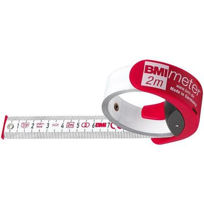 BMI - Taschenbandmaß meter 2mx16mm weiß