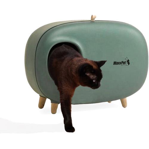 Maxxpet - Katzentoilette 60x38x45 cm- Katzenklo - Inkl. Schaufel und Katzenstreumatte - Cat Litter