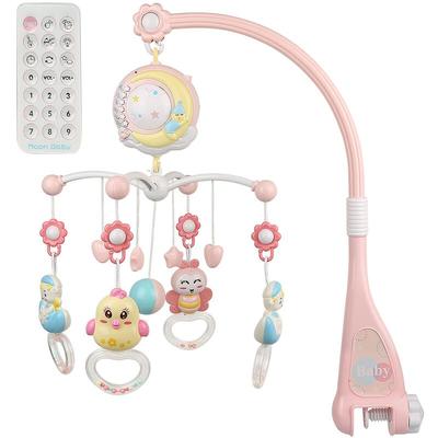 Baby Mobile Musik Babybett mit Timing-Funktion Projektor und Licht,Baby Hängende Spielzeug,Spieluhr