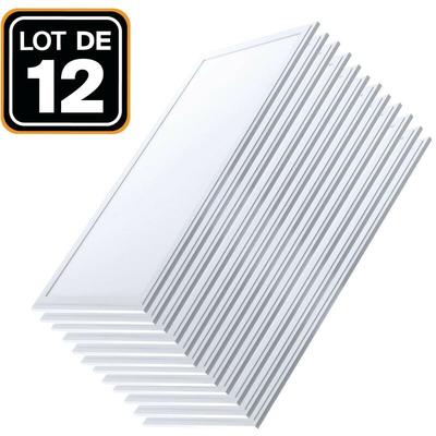 Europalamp - 12 Dalles led 1200x300 40W Blanc Neutre 4000k Haute Luminosité - Plusieurs modèles