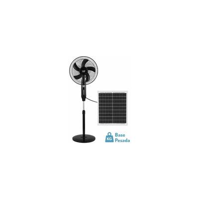 Boreal Black Solar-Standventilator 30 W mit USB-Anschluss