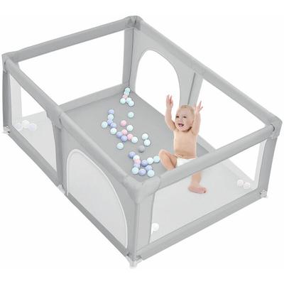 Laufstall Baby,Kinderlaufstall Haloyo Baby Gitter Laufstall,mit 50 Kugel,Atmungsaktives