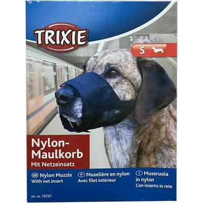 Maulkorb für Hunde mit Netzeinsatz, s - Trixie Image