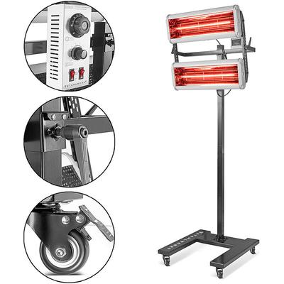 Stahlwerk - Infrarot Lacktrockner IL-2400 st mit 2.400 Watt und Stativ, leistungsstarker