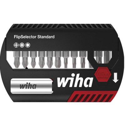 Wiha - Bit Set FlipSelector Standard 25 mm Pozidriv, torx® 13-tlg. 1/4' C6,3 (39041) Image