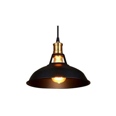 Wottes - Industrie Retro Pendelleuchte Schwarz Metall Deckenleuchte Verstellbar Hängeleuchte für Image