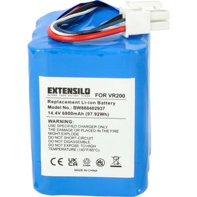Extensilo - Akku kompatibel mit Vorwerk Kobold VR200 Saugroboter (6800 mAh, 14,4 v, Li-Ion) Image