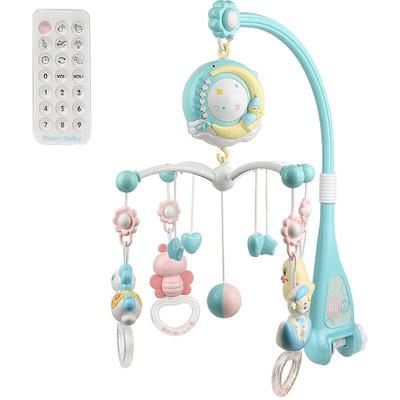Haloyo - Baby Mobile Musik Babybett mit Timing-Funktion Projektor und Licht,Baby Hängende Image