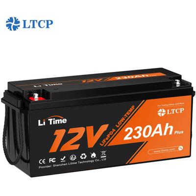 Litime - 12V 230Ah Plus Low-Temp-Schutz LiFePO4 Batterie Eingebautes 200A bms, Max 2944Wh Energie, Image