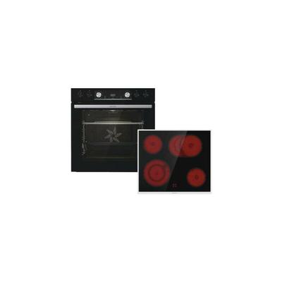 Gorenje - Black Set 4 Pyrolyse Einbauherdset BCIX6737E05BG + ECD634X