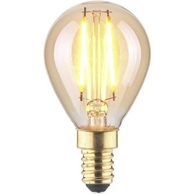 LightMe LM85053 LED E14 Tropfenform 2.5 W Bernstein (Ø x L) 45 mm x 80 mm 1 St. Image