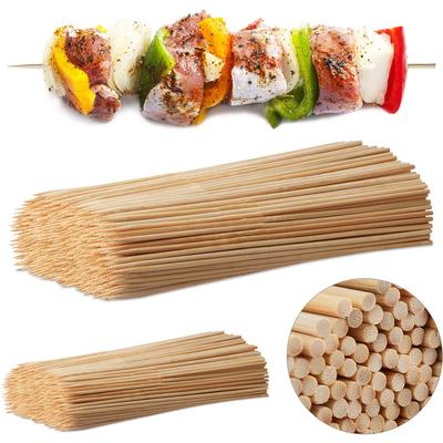 1000 x Schaschlikspieße Holz, Bambusspieße, Grill, Basteln, Set, Holzspieß 30 cm lang, Grillspieße