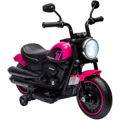 Homcom - Kindermotorrad Kinder Elektro-Motorrad Elektrofahrzeug Kinderfahrzeug mit 2 abnehmbaren Image