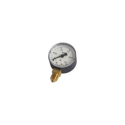 Fluidra - Manometer ¼" 0-2,5 bar mit Anschluss senkrecht, Druckmesser für d&w Kessel Image