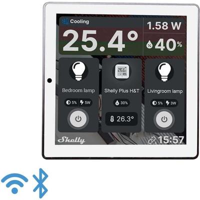 Wall Display Weiß Wlan & Bluetooth Ein intelligentes Bedienfeld mit integriertem 5-A-Schalter und