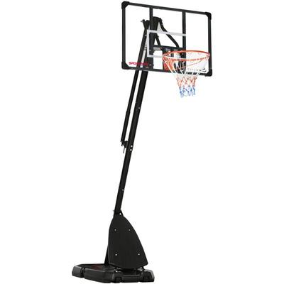Sportnow - Basketballständer, verstellbare Korbhöhe 2,3-2,9 m, untere Pralllatte, befüllbare Basis,