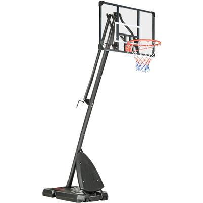 Sportnow - Basketballkorb Outdoor Basketballständer mit Rollen 107x70cm Rückwand, Mobiler