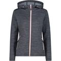 CMP Damen Hoodie Fleece Jacke (Größe L, grau)