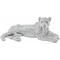 Signes Grimalt - Figure di figura animale Leopardo figura animali grigi 16x32x12cm 4080 - grey