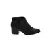 TOMS Ankle Boots: Black Solid Shoes - Women's Size 8 1/2 - Almond Toe