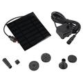 LLDI Diy Solar Pump Solar Panel Pond Powered Water Feature Bird Bath Water Fountain