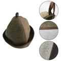 Sauna Felt Hats Bath wool House Banya Room Vaporarium Hats Cap Steam Portable