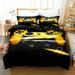 Modern Gamepad Bedding Set Boys Youth Video Game Controller Gaming Equipment Duvet Cover Decorative 3 Piece Duvet Cover With 2 Pillow Shams Full Size(No Comforter)