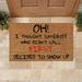 Oneshit Rugs Funny Doormat Indoor Outdoor Home Front Porch Rugs Bedroom Entrance Patio Decoration Supplies Home Bath Mat Clearance Today