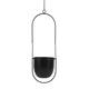 Nordic Metal Hanging Planter Flower Pot Modern Wall Green Plants Hanger Holder