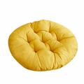 Kitchen Gadgets Clearance! Seat Cushion for Dining Chairs Office Chair Garden Patio Car Floor Outdoor Wash Friendly Yellow 15.7 Inch